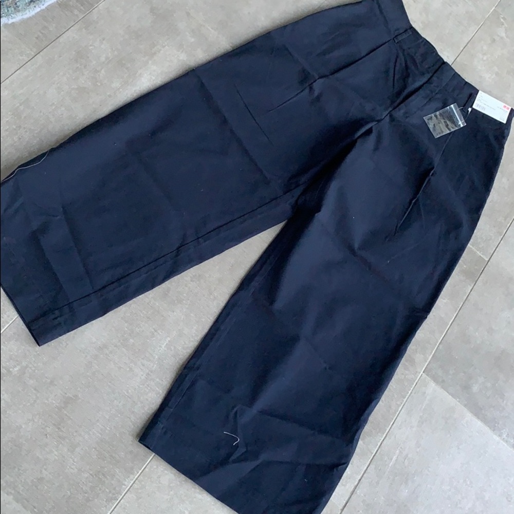 UNIQLO NEW TAGS 12 high waist wide leg chino pants